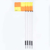 FORZA Spring Loaded Corner Flags & Poles [4-8 Pack]