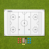90cm x 60cm Ice Hockey Tactics Boards