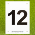 A4 Tennis Court & Sports Pitch Number Plates | Tennis Court Equipment | Sports Pitches Equipment | Net World Sports