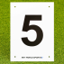 A4 Tennis Court & Sports Pitch Number Plates | Tennis Court Equipment | Sports Pitches Equipment | Net World Sports