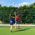 Freestanding Netball Posts [School Standard - 26kg]