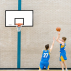 FORZA Fold-To-Wall Basketball Backboard [Adjustable Height]