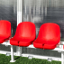 Red Seats For Aluminium Team Shelters