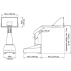 Basketball goal system dimensions