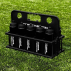 Complete Set Of 10 Drinks Football Water Bottles With Drinks Carrier