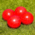 Red Poly-Resin Bocce Balls 