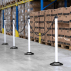 Freestanding Plastic Post & Chain Barrier Set [5x Colours]