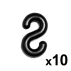 Plastic Chain Barrier Connectors [6mm/8mm] - Pack of 10