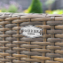 Harrier Rattan Garden Sofa & Table Set [4 Seater]