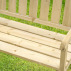 Harrier Wooden Garden Benches [3 Sizes - Heavy Duty]