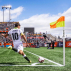 UEFA 50mm Pro Corner Pole & Flag with Ground Sleeve (Set of 4)