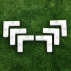 FORZA Football Goal Replacement Corner Pieces