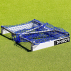 Replacement Mini Target Goal Net [Black/Blue]