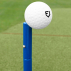 Fitted with a PVC cricket ball 