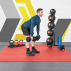 FORZA Foam Interlocking Gym Floor Mats Red