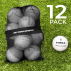FORZA GAA Gaelic Football Training Balls and Carry Bag [12 Pack]