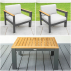 Harrier Luxury 2 Seater Garden Chair & Table Set