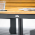 Charcoal/Teak Coffee Table