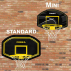 FORZA Basketball Backboard & Hoop - 2x Sizes [Wall Mounted]