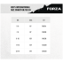 Kids International size chart 