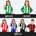Striped Football Shirts for Junior Footballers