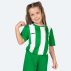 green and white soccer shirts 