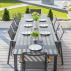 Harrier Luxury Outdoor Dining Table Set [Extendable] + 8x Seats 