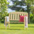 Harrier 2-Seater Wooden Garden Bench [Heavy Duty]