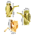 Brass Winder Mechanism For Tennis Posts | Net World Sports
