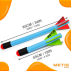 Bull nose foam javelins in two size options