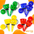 Vibrant Cup and Ball Game