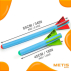 Foam javelins in two size options