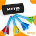 Colourful foam javelins with carry bag