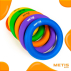Vibrant Tennikoit Rubber Rings