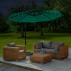 Harrier 3m Overhanging Parasol Umbrella [Cantilever] | Net World Sports