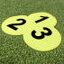 Harrier Numbered Flat Disc Markers [10 Pack] | Net World Sports