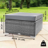 Harrier Large Ottoman Footrests [Rattan/Aluminium]