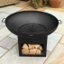 Harrier Fire Pit Bowl With Log Storage | Net World Sports