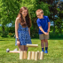 Number Kubb Set | Outdoor Wooden Skittles Game | Net World Sports