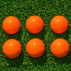 6 Pack Of High-Visibility Orange Cricket Balls | Net World Sports