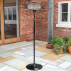 Harrier Rounded Standing Patio Heater | Net World Sports