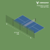 Vermont Socketed Pickleball Court Surround System
