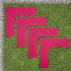 FORZA Pitch Line Marker Corners [Pack of 4] 