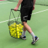 Tennis Ball Basket & Hopper [72 Ball Capacity] 