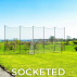 Socketed STOP THAT BALL™ - Ball Stop Net & Posts [12ft High]
