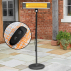 Harrier Standing Patio Heater + Remote [Premium Model - 20kg]