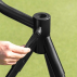 Machine rig rotates 360 degrees to adjust line of deliveries 