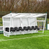 8 Seater Team Bench & Shelter For Sports Teams