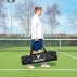 Carry bag for rolling tennis ball basket