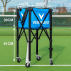 Vermont Pro Rolling Tennis Ball Basket On Court